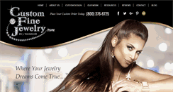 Desktop Screenshot of customfinejewelry.com